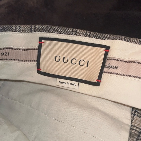 Gucci Prince of Wales wool linen shorts - Picture 3 of 5